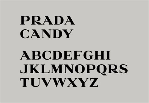 prada in multi color letters